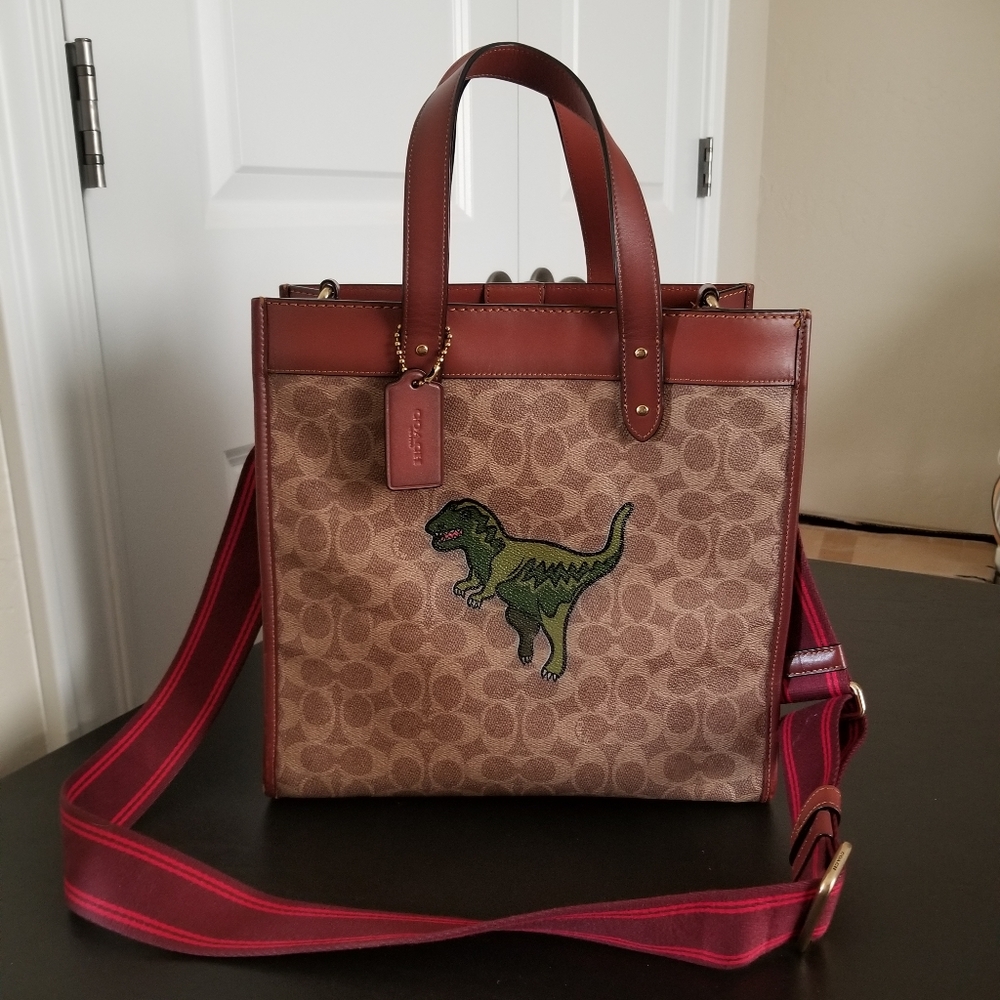 Coach Dinosaur Field Large Tote